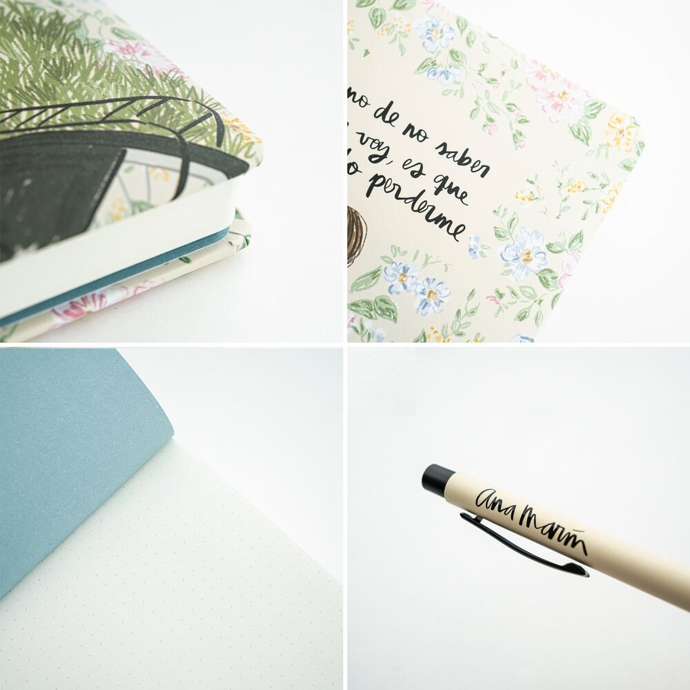 Imagen 5 - Set Cuaderno A5 + Boligrafo Ana Marin