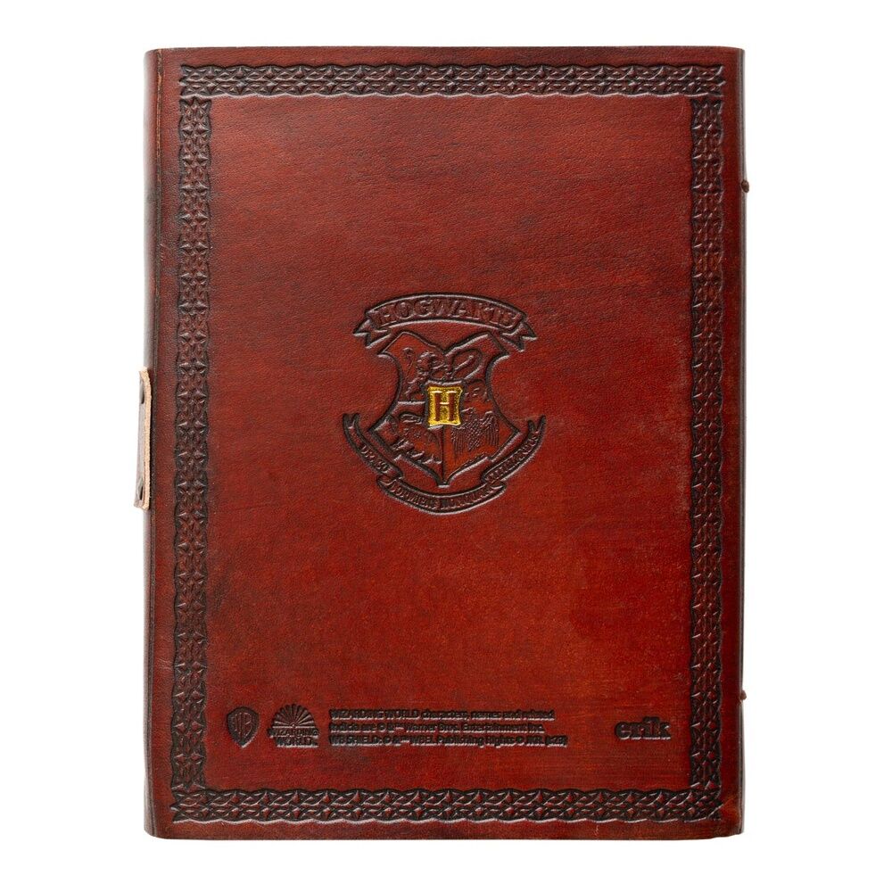 Imagen 1 - Cuaderno Cuero Snitch Dorada Harry Potter