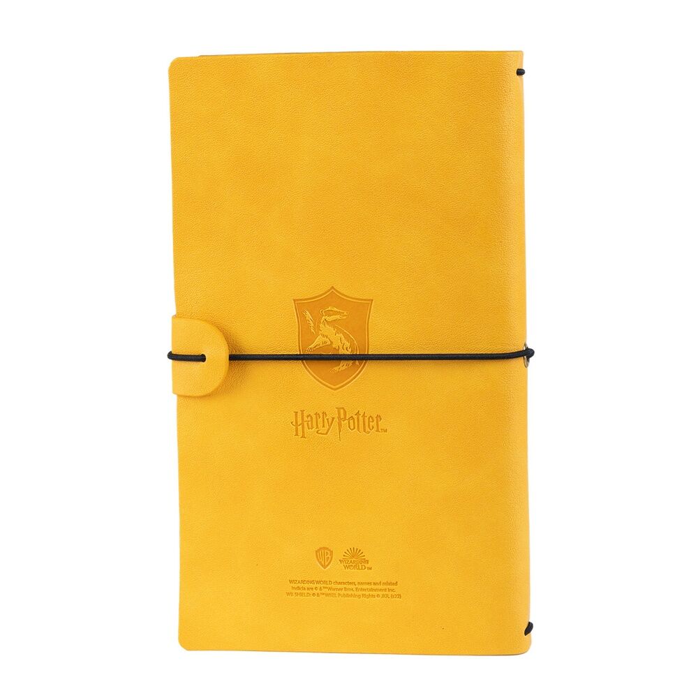 Imagen de Cuaderno De Viaje Hufflepuff Harry Potter parte de nuestra colección en Espadas y más, sitio oficial.