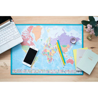 Imagen de Vade Tapete Escritorio Mapa Mundo Español parte de nuestra colección en Espadas y más, sitio oficial.
