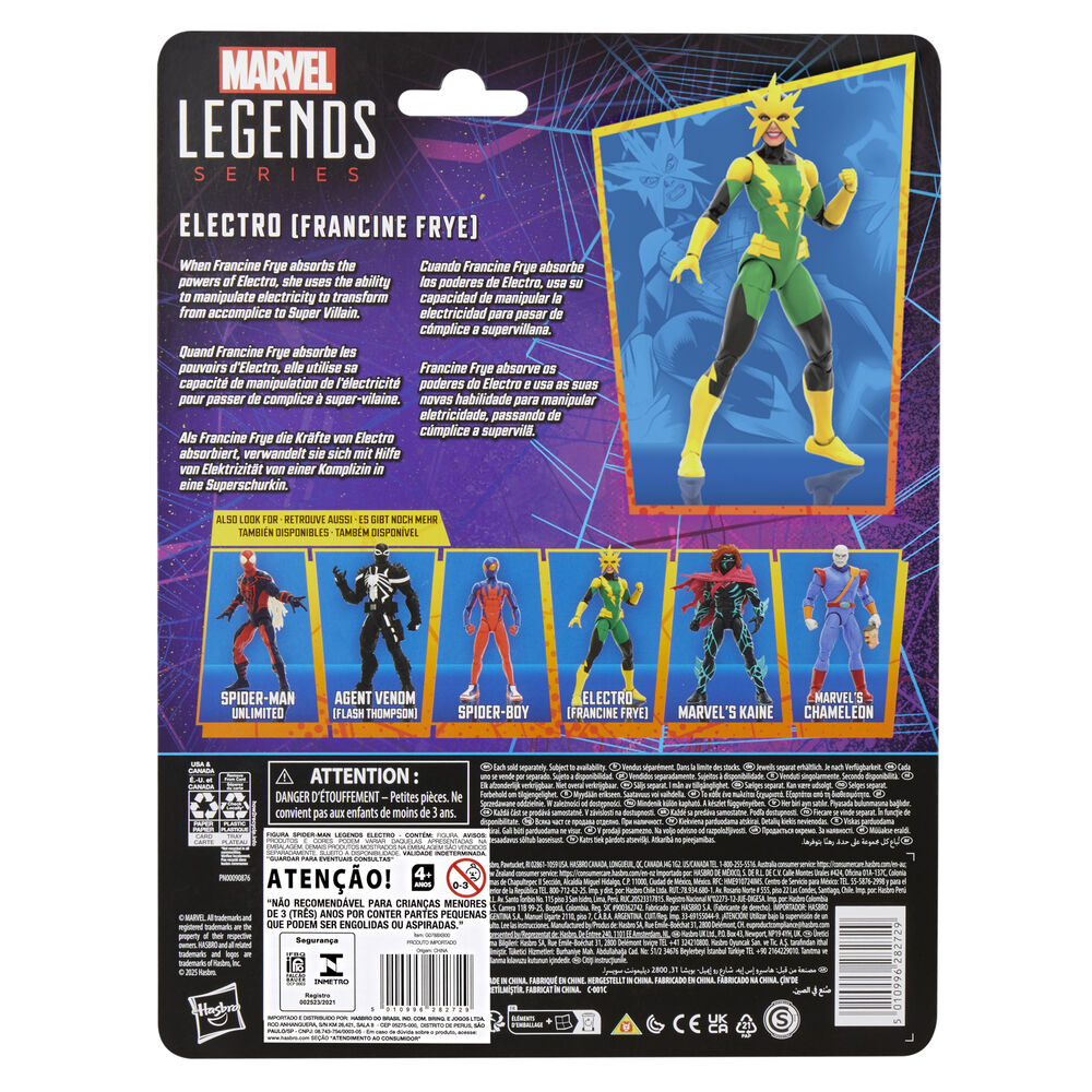Imagen 9 - Figura Electro Francine Frye Spider-man Marvel 15Cm