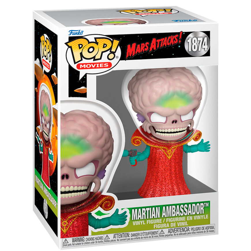 Imagen 2 - Figura Pop Mars Attacks Martian Ambassor