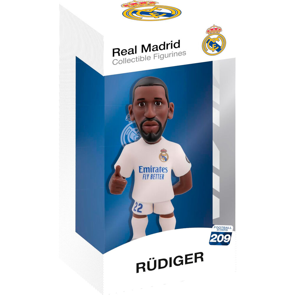 Imagen de Figura Minix Antonio Rudiger Real Madrid 12Cm parte de nuestra colección en Espadas y más, sitio oficial.