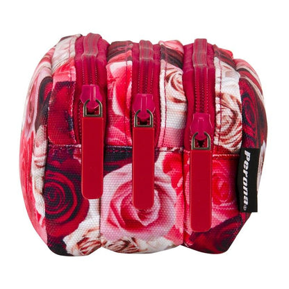 Imagen de Portatodo Rosas Triple parte de nuestra colección en Espadas y más, sitio oficial.