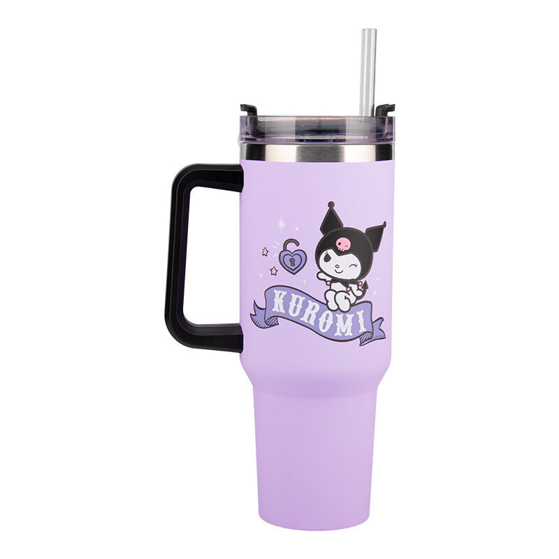 Imagen 1 - Vaso Viaje Kuromi Hello Kitty 1200Ml