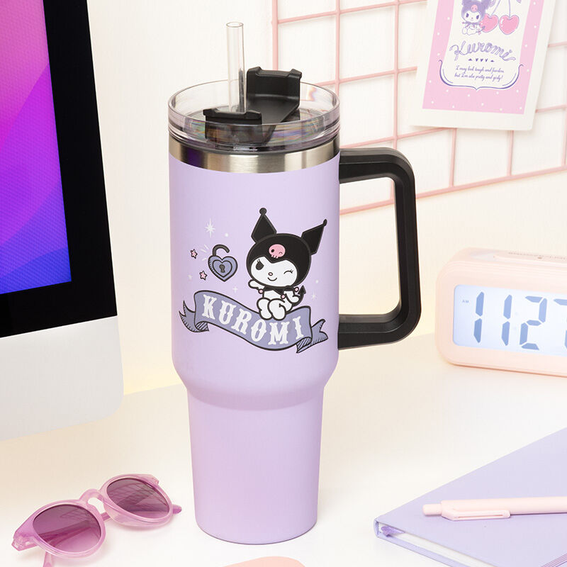 Imagen 6 - Vaso Viaje Kuromi Hello Kitty 1200Ml