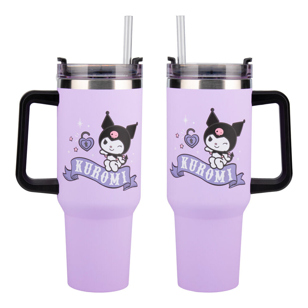 Imagen 4 - Vaso Viaje Kuromi Hello Kitty 1200Ml