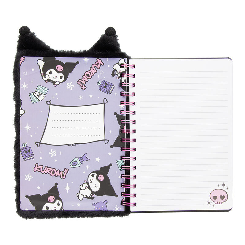 Imagen 3 - Cuaderno A5 Fluffy Kuromi Hello Kitty