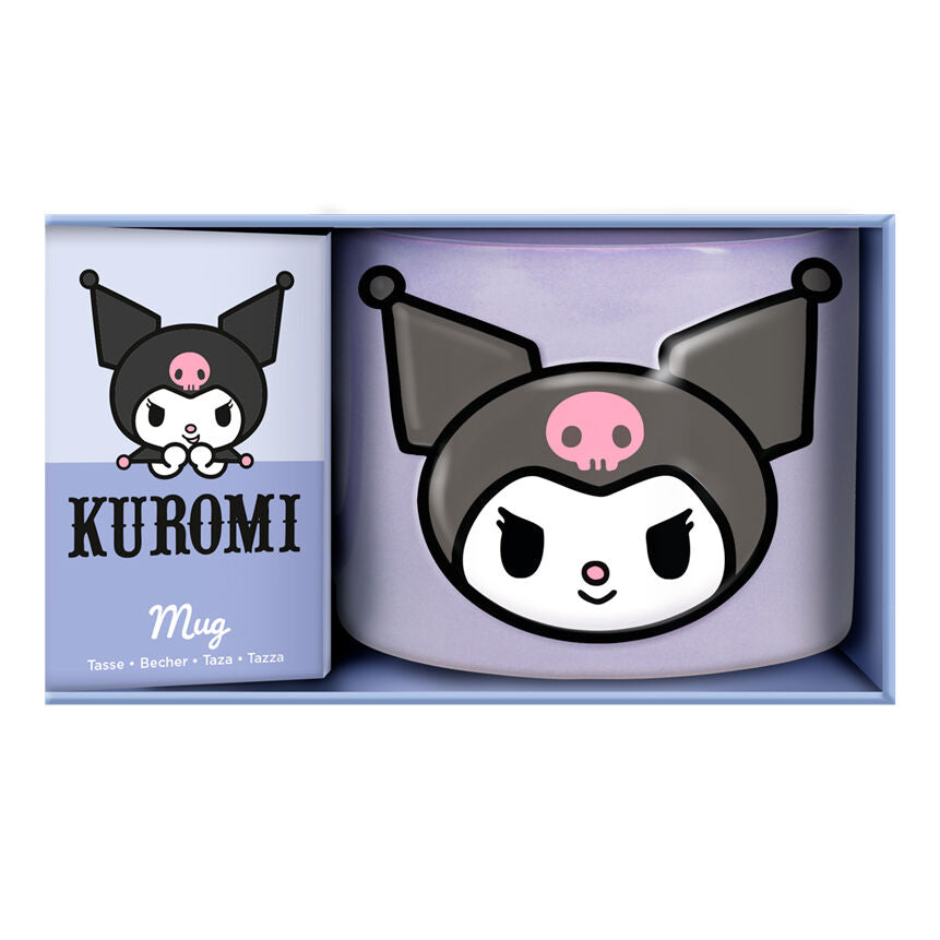 Imagen 1 - Taza Kuromi Hello Kitty 400Ml