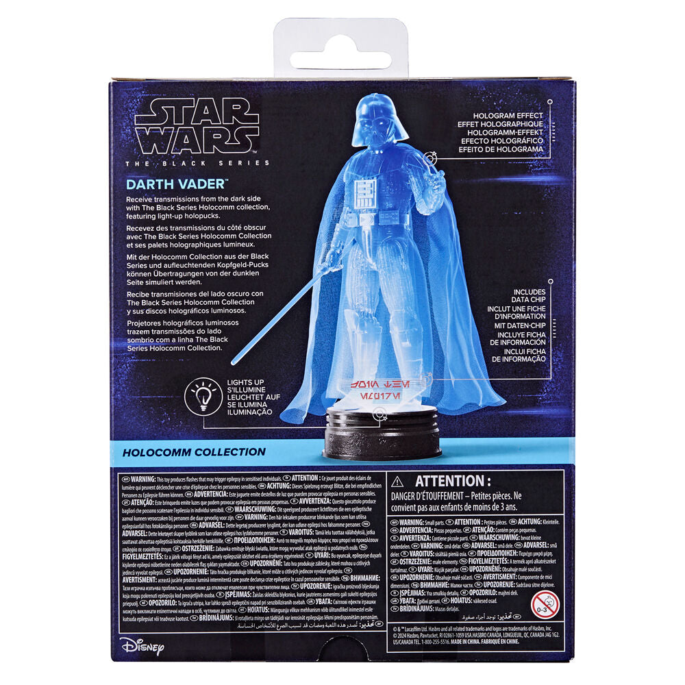 Imagen de Figura Darth Vader Holocomm Collection Star Wars 15Cm parte de nuestra colección en Espadas y más, sitio oficial.