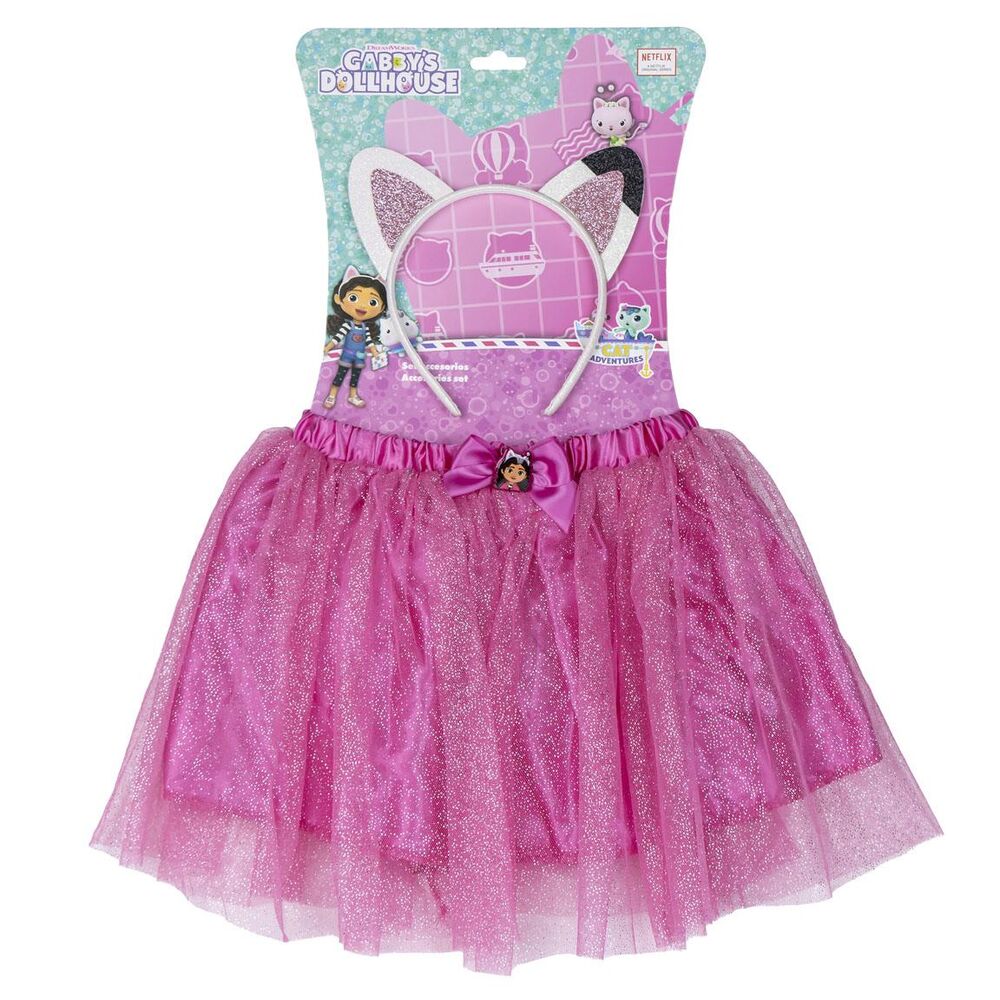 Imagen de Set Diadema + Tutu La Casa De Muñecas De Gabby parte de nuestra colección en Espadas y más, sitio oficial.