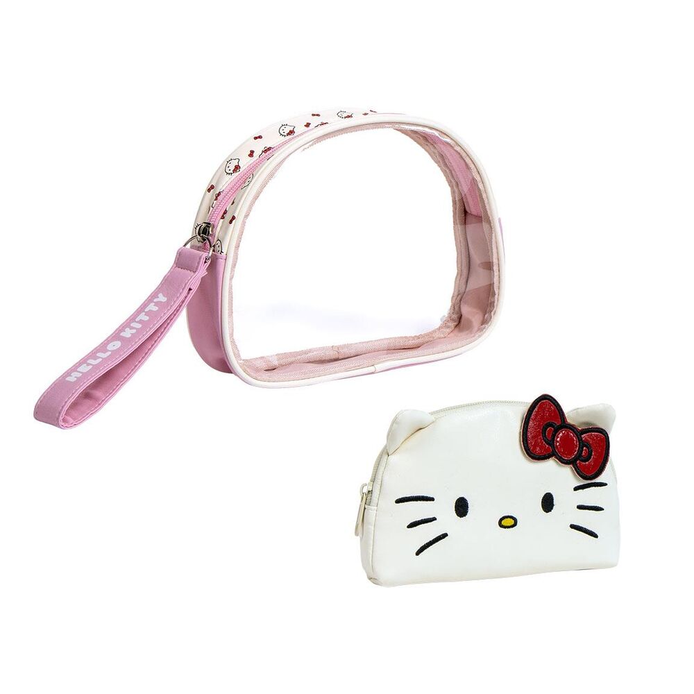 Imagen 2 de Set 2 Neceseres Aseo Viaje Hello Kitty
