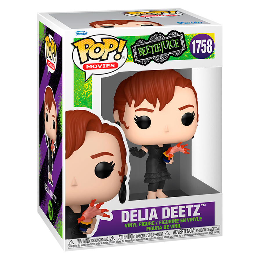 Imagen de Figura Pop Beetlejuice Delia Deetz parte de nuestra colección en Espadas y más, sitio oficial.