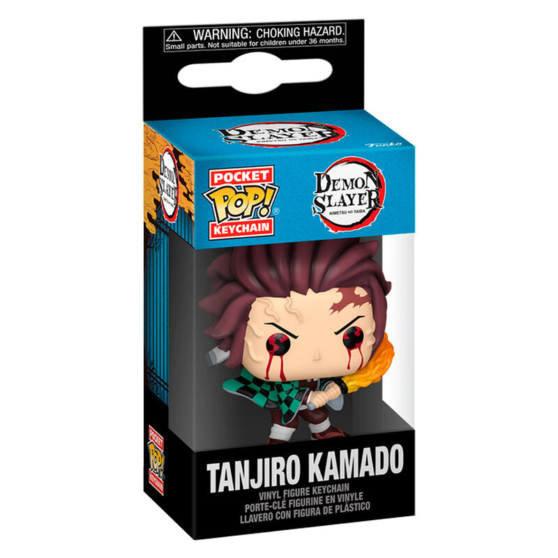 Imagen de Llavero Pocket Pop Demon Slayer Kimetsu No Yaiba Tanjiro Kamado 2 parte de nuestra colección en Espadas y más, sitio oficial.