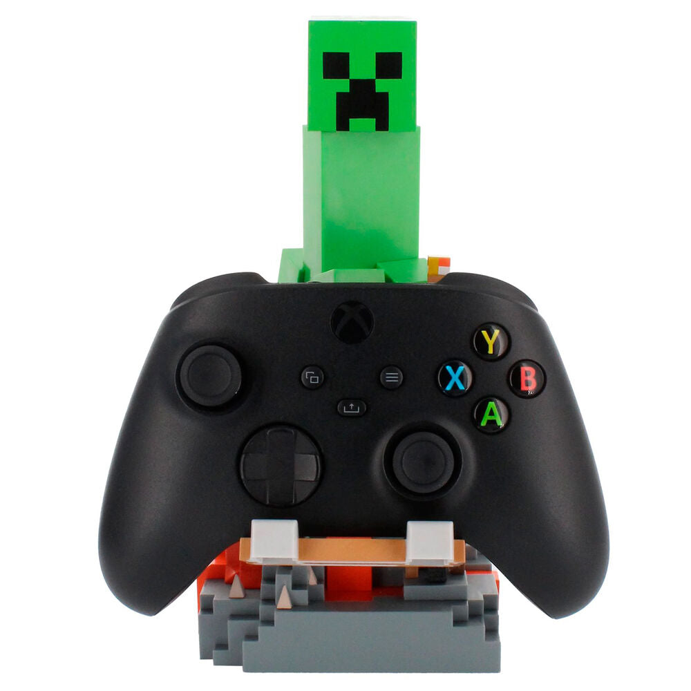 Imagen 3 de Cable Guy Soporte Sujecion Creeper Minecraft 20Cm