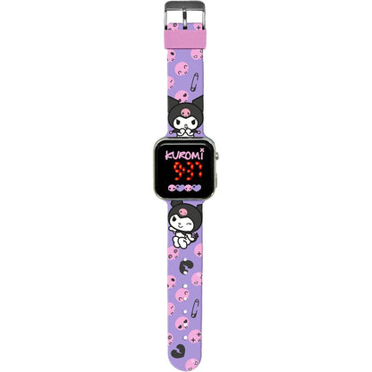 Imagen de Reloj Led Kuromi Hello Kitty parte de nuestra colección en Espadas y más, sitio oficial.