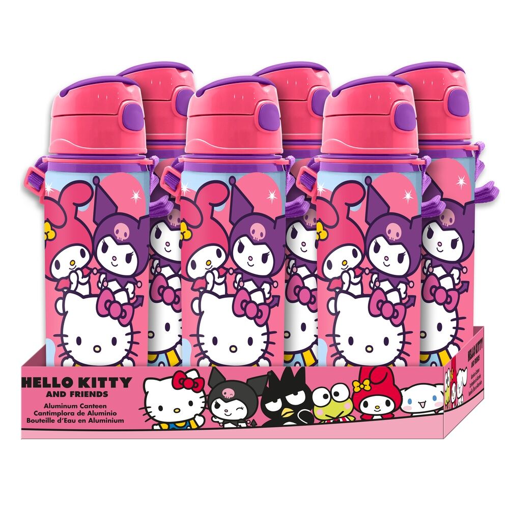 Imagen 1 - Cantimplora Aluminio Hello Kitty And Friends 600Ml