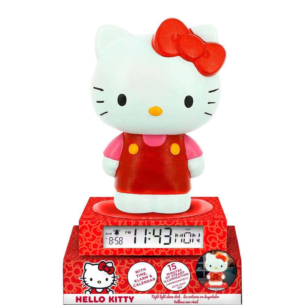 Imagen de Lampara 3D Con Despertador Hello Kitty And Friends parte de nuestra colección en Espadas y más, sitio oficial.