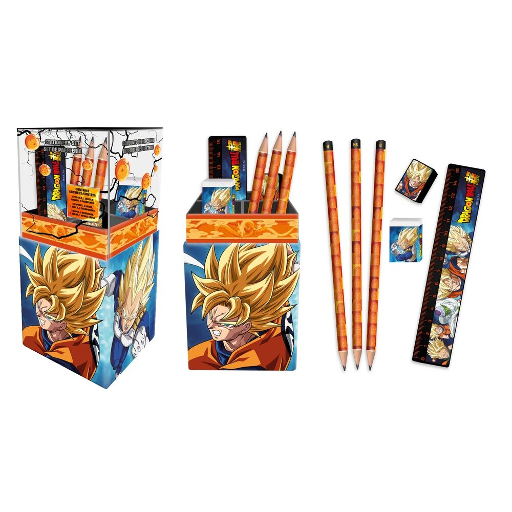 Imagen 1 de Portalapices Con Papeleria Dragon Ball Super