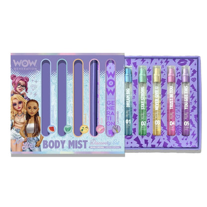 Imagen 1 de Set 5 Bruma Corporal Perfumada Wow Generation
