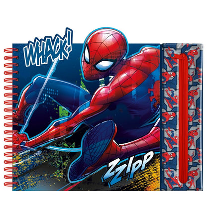 Imagen 1 de Cuaderno Actividades Con Estuche Removible Spiderman Marvel