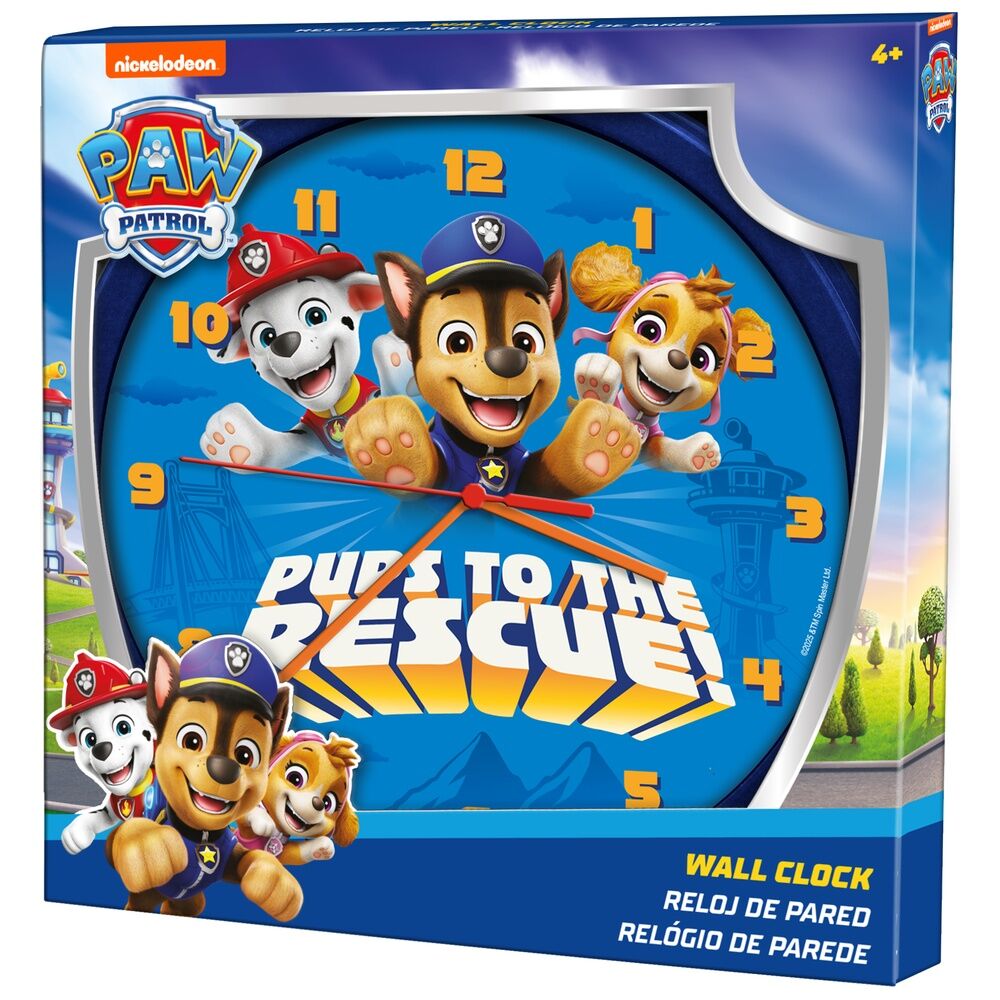 Imagen 2 de Reloj Pared Patrulla Canina Paw Patrol 2