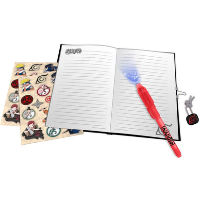 Imagen de Diario + Boligrafo Magico Naruto Shippuden parte de nuestra colección en Espadas y más, sitio oficial.
