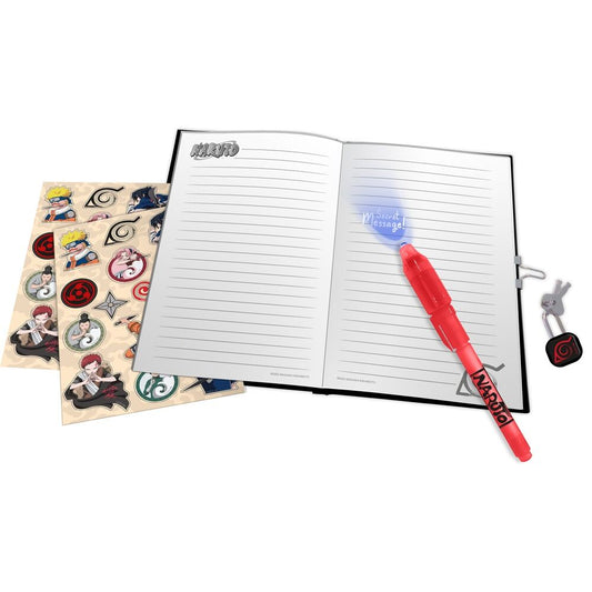 Imagen de Diario + Boligrafo Magico Naruto Shippuden parte de nuestra colección en Espadas y más, sitio oficial.