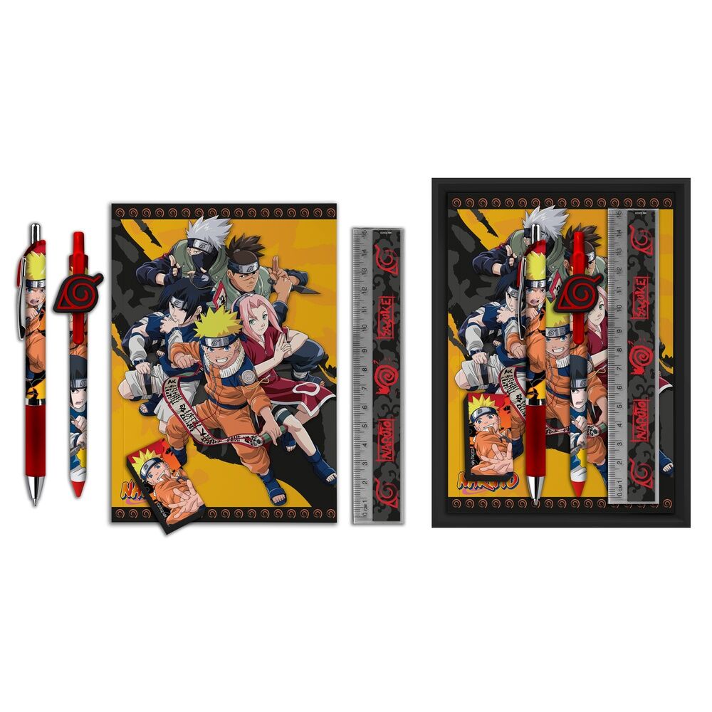 Imagen 2 de Set Papeleria Naruto Shippuden 5Pzs