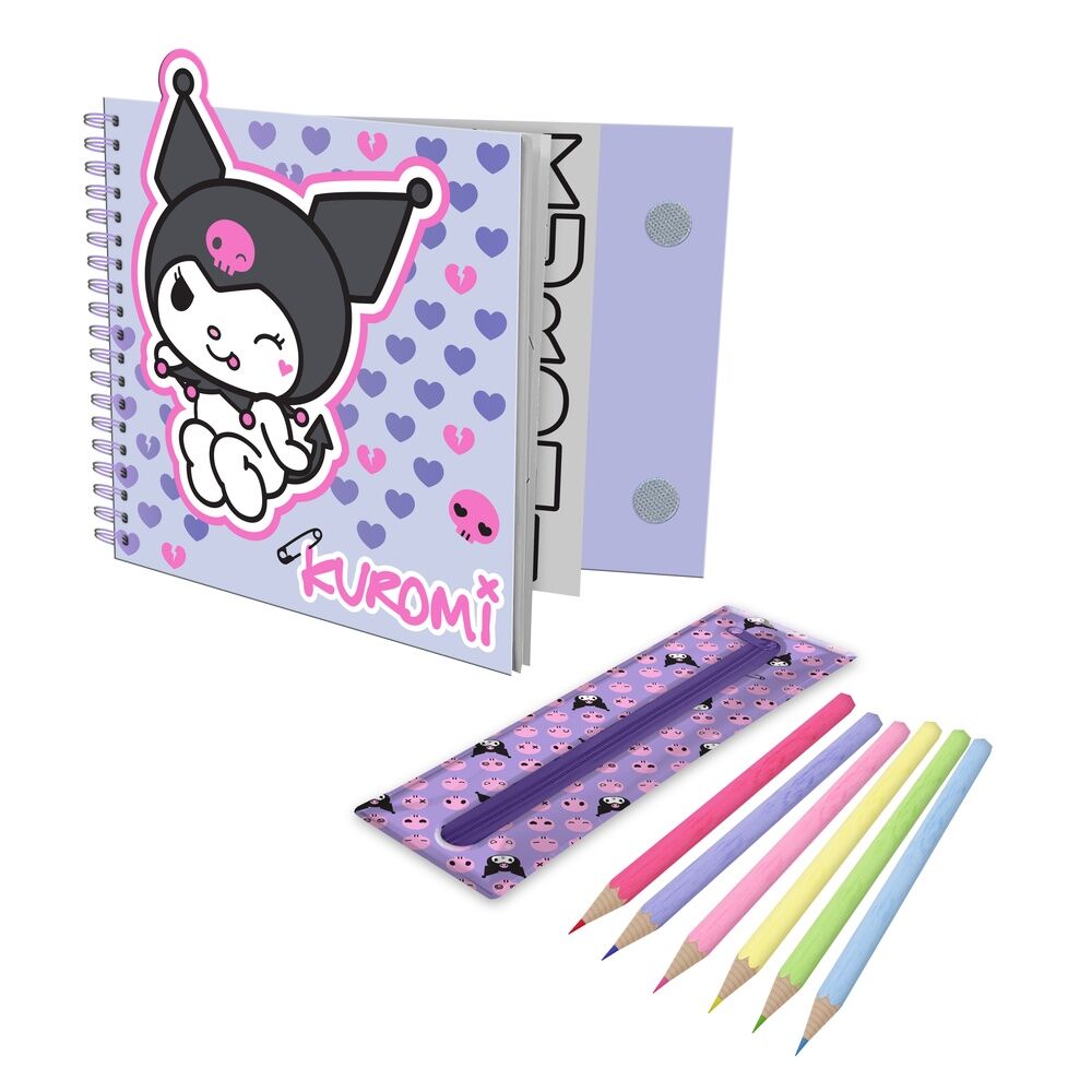 Imagen de Set Colorear Kuromi Hello Kitty parte de nuestra colección en Espadas y más, sitio oficial.