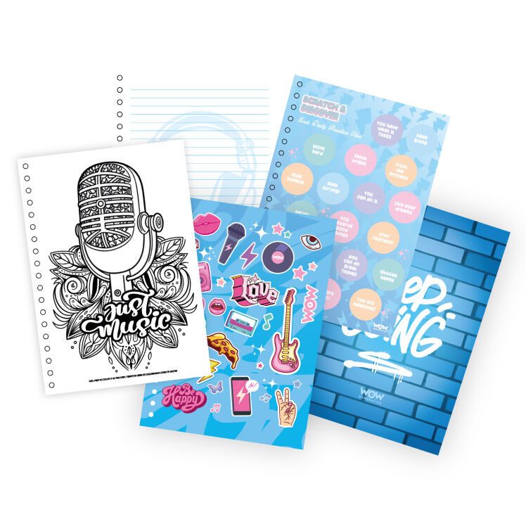 Imagen 2 de Cuaderno A5 Cantante Emma Wow Generation