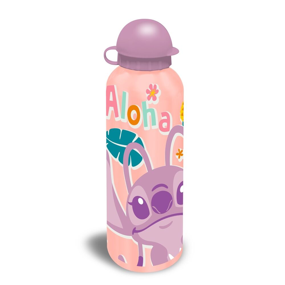 Imagen 2 de Cantimplora Aluminio + Sandwichera Stitch Disney 500Ml