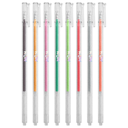 Imagen 4 de Cuaderno Para Colorear + 8 Boligrafos De Gel Metalicos Wow Generation
