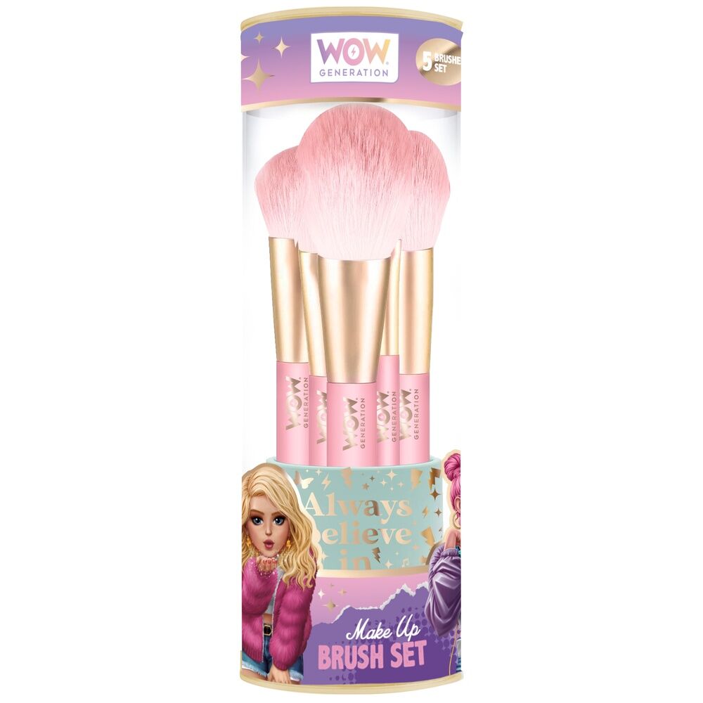 Imagen de Set 5 Brochas Maquillaje Wow Generation parte de nuestra colección en Espadas y más, sitio oficial.