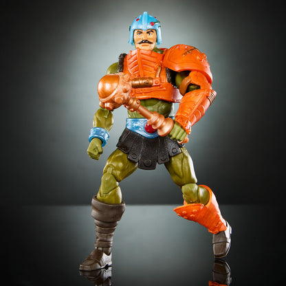 Imagen de Figura Man-At-Arms New Eternia Masters Of The Universe 17Cm parte de nuestra colección en Espadas y más, sitio oficial.