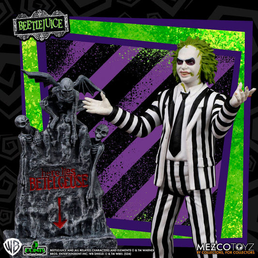 Imagen 2 de Figura Beetlejuice Striped Suite Beetlejuice 9,5Cm