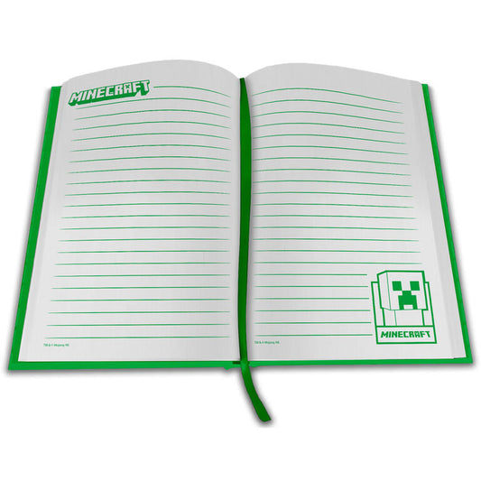 Imagen 2 de Cuaderno Con Reloj Led Minecraft