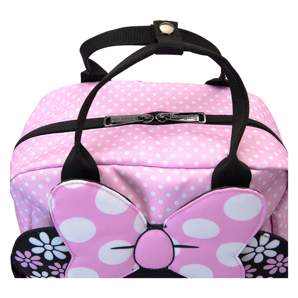 Imagen 5 de Mochila Nylon Floral Rock The Dots Minnie Disney Loungefly