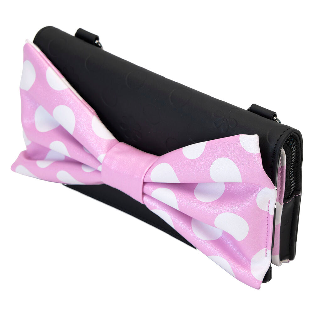 Imagen de Bolso Bandolera Floral Rock The Dots Minnie Disney Loungefly parte de nuestra colección en Espadas y más, sitio oficial.