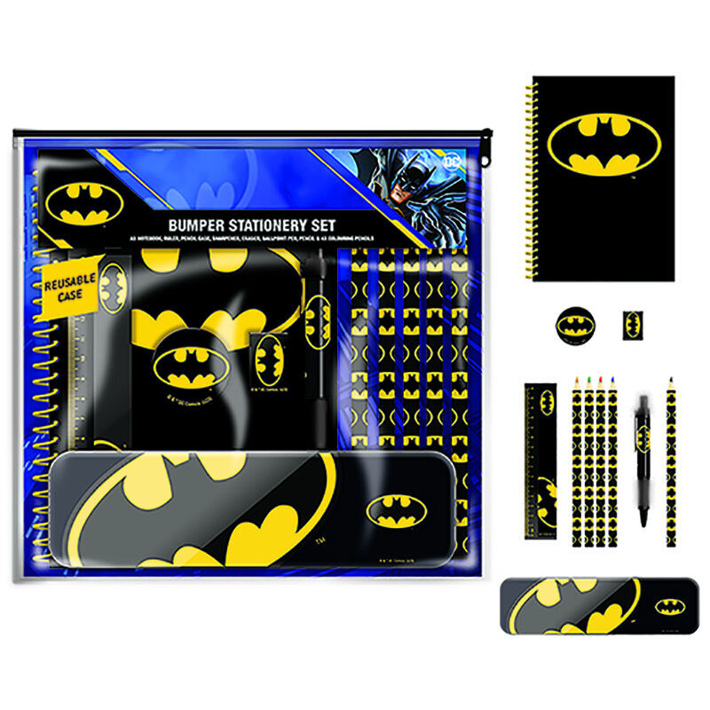 Imagen 1 de Set Papeleria Batman Dc Comics 2