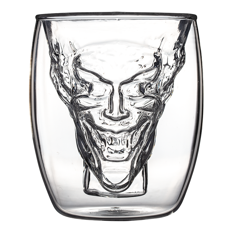 Imagen 2 de Vaso 3D Doble Pared Joker Dc Comics