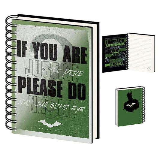 Imagen 1 de Cuaderno A5 Lenticular The Batman Riddler Dc Comics