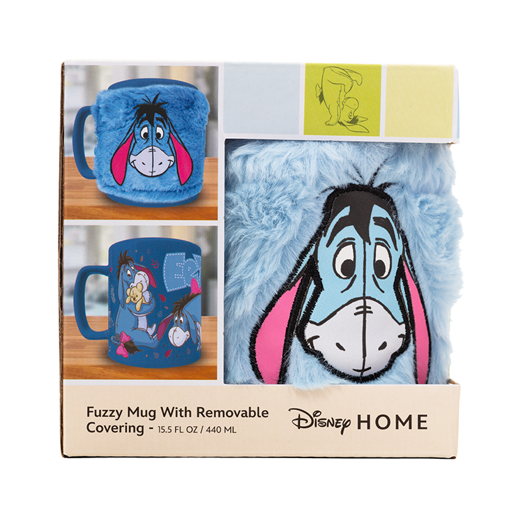 Imagen 4 de Taza Funda De Peluche Eeyore Winnie The Pooh Disney 440Ml