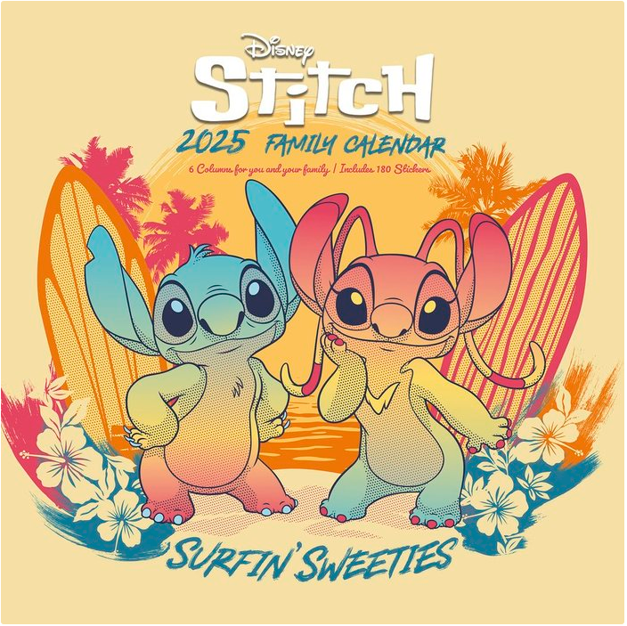 Imagen 2 de Calendario Planificador Familiar Stitch Disney