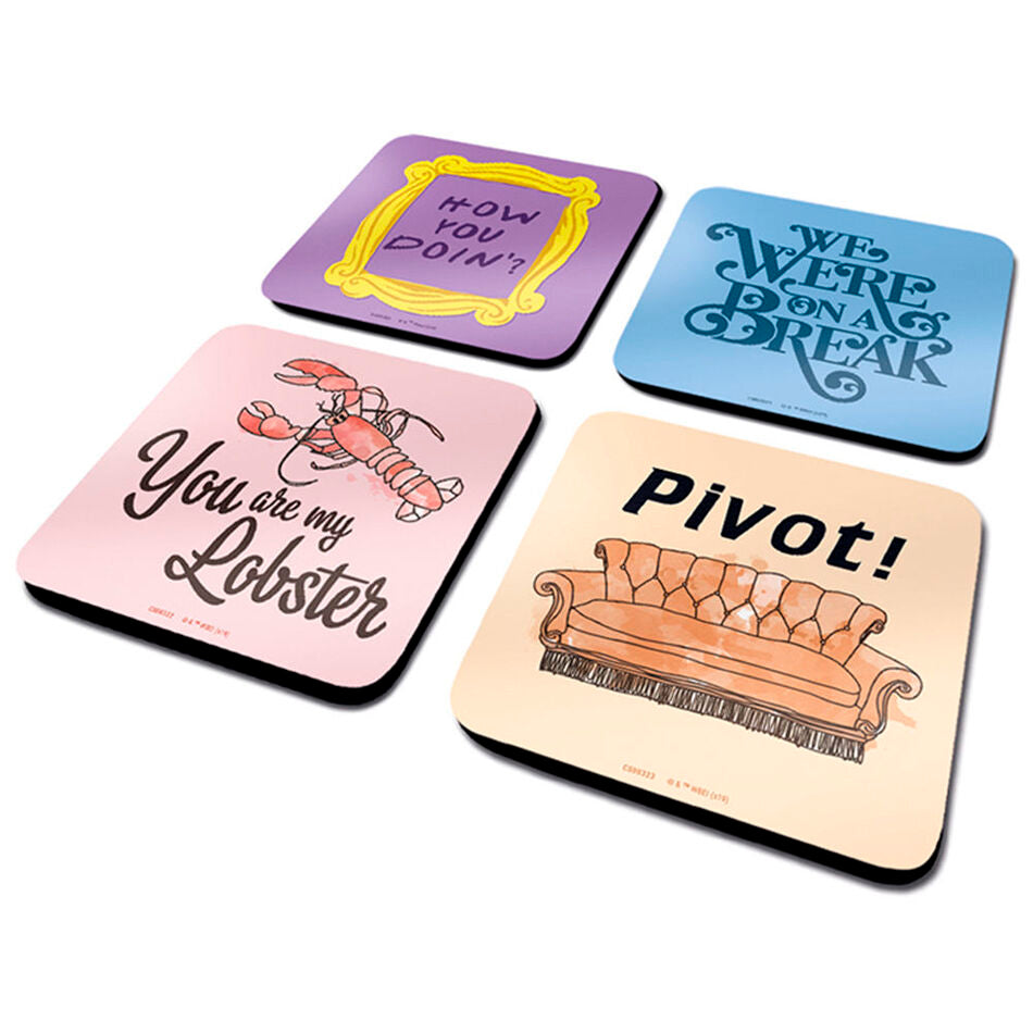 Imagen 1 de Set Posavasos Frases Friends