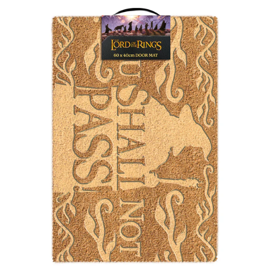 Imagen 1 de Felpudo You Shall Not Pass El Señor De Los Anillos 2
