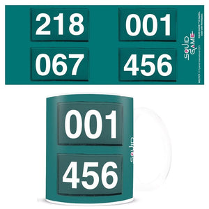 Imagen 1 de Taza Numeros El Juego Del Calamar 315Ml