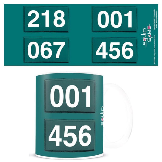 Imagen 1 de Taza Numeros El Juego Del Calamar 315Ml