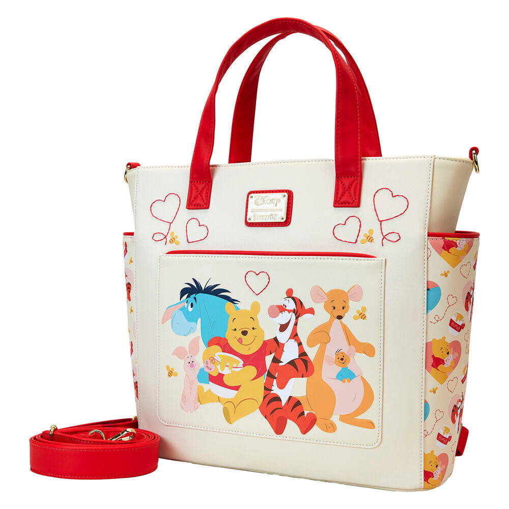 Imagen de Bolso Mochila Love Winnie The Pooh Disney Loungefly parte de nuestra colección en Espadas y más, sitio oficial.