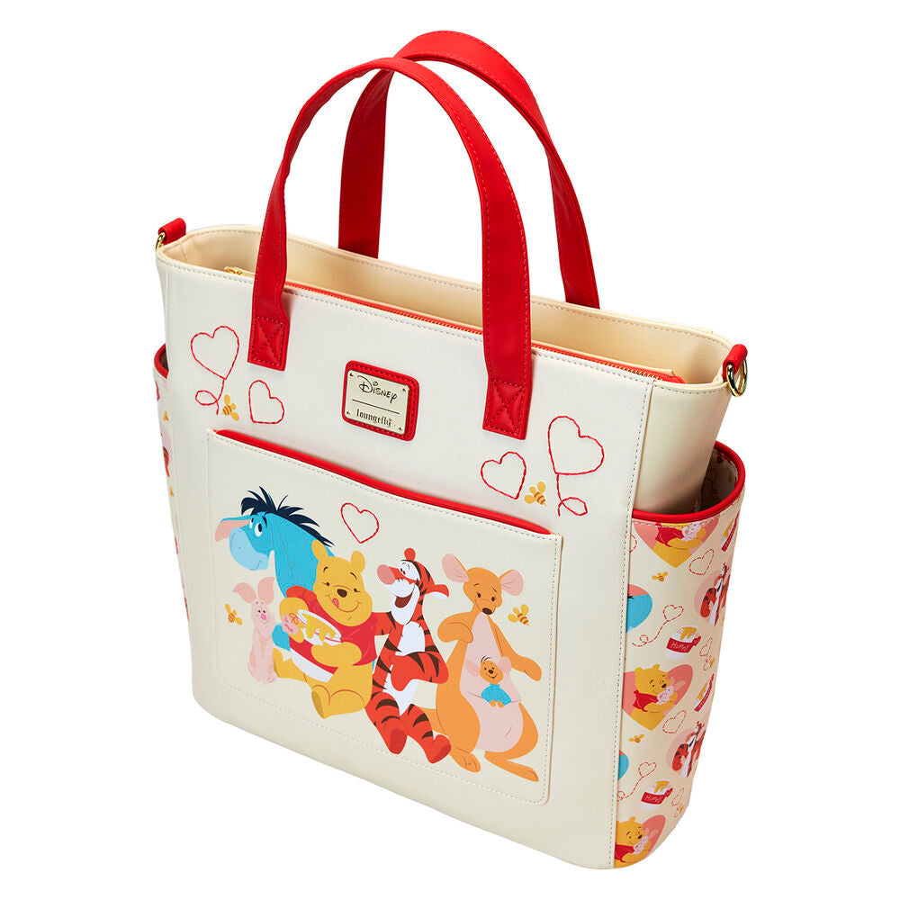 Imagen de Bolso Mochila Love Winnie The Pooh Disney Loungefly parte de nuestra colección en Espadas y más, sitio oficial.